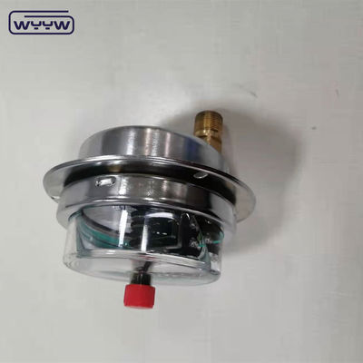 0-1MPa Medidor de presión de contacto eléctrico, medidor de presión lleno de aceite de silicona con brida