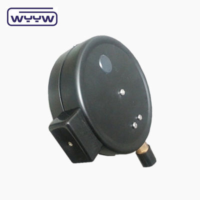 Medidor de presión de contacto eléctrico estándar 60 mm Material de acero negro / acero inoxidable