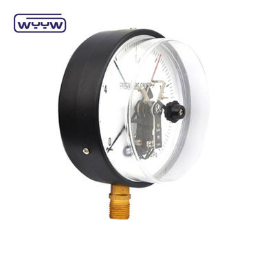 6&quot; 150mm Acero negro Medidor de presión de contacto eléctrico montado en el fondo
