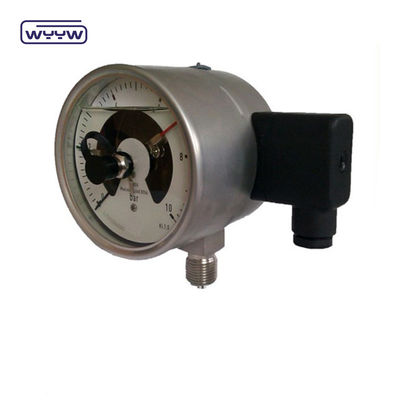 Término de presión del tubo de acero inoxidable Bourdon 60 mm Conexión inferior
