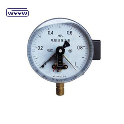 Término de presión del tubo de acero inoxidable Bourdon 60 mm Conexión inferior