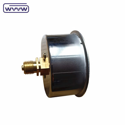 63 mm mmh2o Mbar axial Manómetro de manómetro de presión con caja SS304