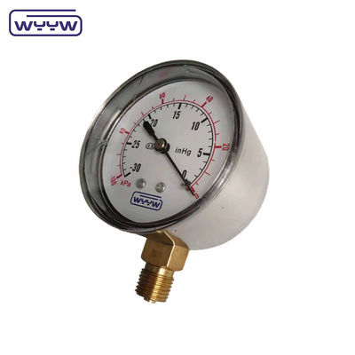manómetro de baja velocidad ss 63 mm inH2O wc mbar
