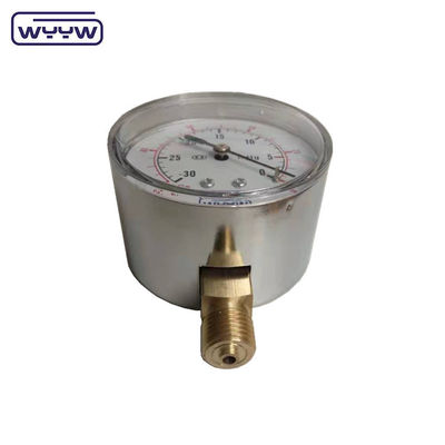 manómetro de baja velocidad ss 63 mm inH2O wc mbar