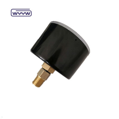 Bellows Medidor de presión 60mm Inch2o Casilla de acero negro Mbar medidor de presión axial