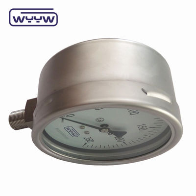 Baja Presión Bellows Manómetro 250 Mbar Material de acero inoxidable
