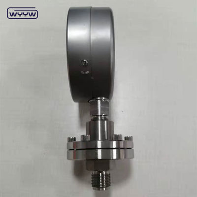 100 mm DN20 PN40 Tipo de brida Medidor de presión SS316 de acero inoxidable