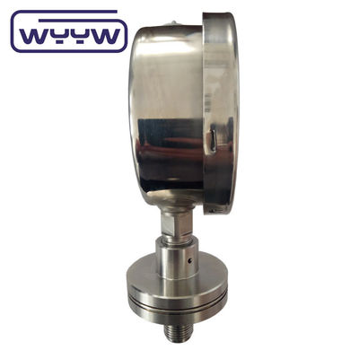 WYYW Medidor de presión del diafragma 100 mm Medidor de presión de trabajo pesado