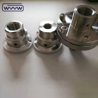 Medidor de presión del diafragma de NPT de 2 "1,5" 1/2" de acero inoxidable SS316 Medidor de presión de la trienganza