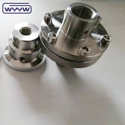 Medidor de presión del diafragma de NPT de 2 "1,5" 1/2" de acero inoxidable SS316 Medidor de presión de la trienganza