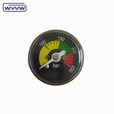 de alta calidad disponible en el mercado original cubierta de plástico mini M10X1 1/8&quot;G 1 pulgada 25mm medidor de presión 5000psi