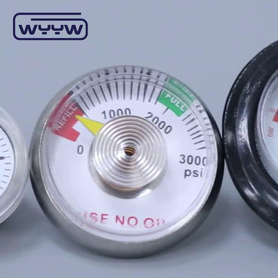 38 mm de oxígeno no utiliza el aceite psi manómetro de presión médica