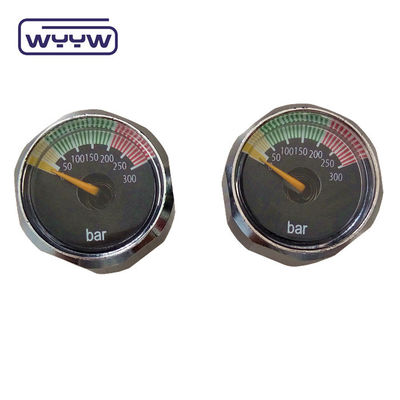 Amazon Venta caliente 20mm Negro Mini Medidor de presión digital 4000psi 6000psi 1/8NPT Micro Medidor de presión Manómetro para Paintball PCP Aire