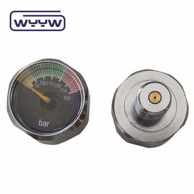 Amazon Venta caliente 20mm Negro Mini Medidor de presión digital 4000psi 6000psi 1/8NPT Micro Medidor de presión Manómetro para Paintball PCP Aire