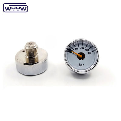 OEM China precio de 28 mm de diámetro 1/8 &quot;bspp manómetro de tubo de burdón PCP paintball medidor de presión de latón 315 bar