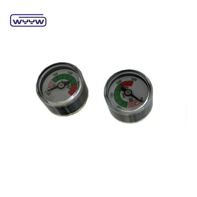 1 pulgada 25 mm pequeño medidor de presión del aire 4% caja de acero inoxidable de precisión