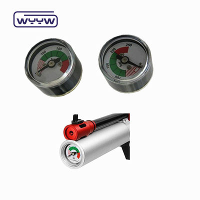 1 pulgada 25 mm pequeño medidor de presión del aire 4% caja de acero inoxidable de precisión
