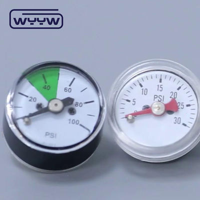 Montado en la parte trasera 23mm manómetro manómetro para extintor de incendios accesorios