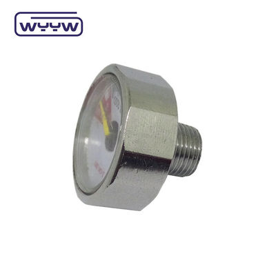 Manómetro de presión pequeña 23 mm 22 mm Hexágono Mini manómetro de presión del aire