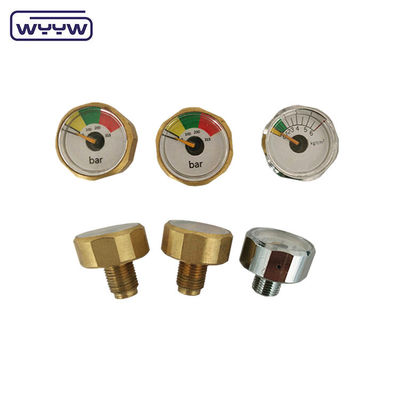 1 pulgadas de 25 mm Bar Psi pequeño manómetro medidor de presión 1/8 Npt 1 año de garantía