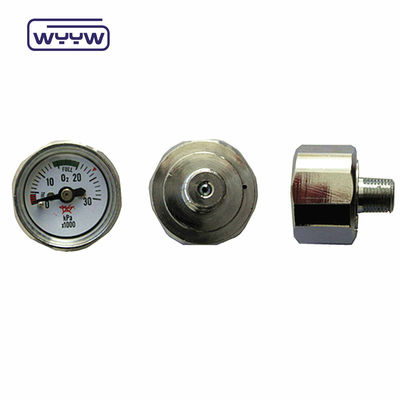 1 pulgadas de 25 mm Bar Psi pequeño manómetro medidor de presión 1/8 Npt 1 año de garantía