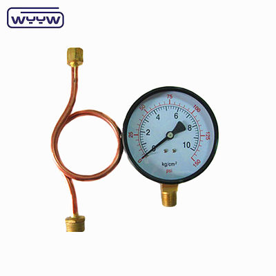 Medidor de presión del radiador del sello del diafragma Medidor de presión del acero inoxidable para vapor