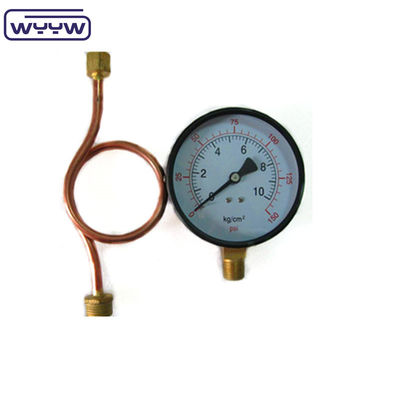 Material de acero inoxidable con medidor de presión de alta temperatura de 100 mm