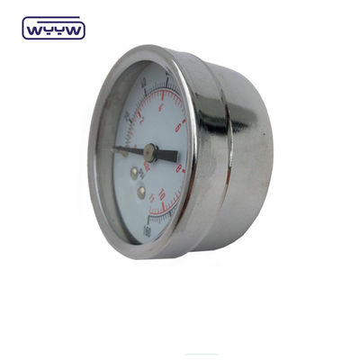 Uso en seco No hay aceite Montar el medidor de presión 160 Psi Aire 60mm SS Medidor de presión
