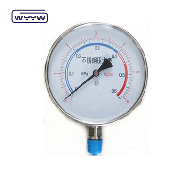 WYYW fábrica de acero inoxidable de 100 mm precio del manómetro