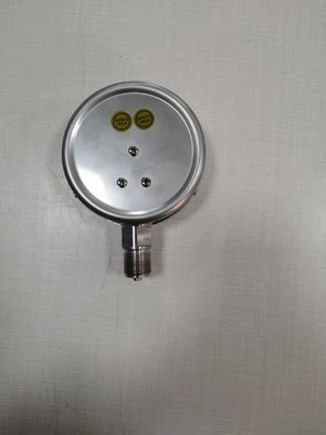Manómetro de presión de acero inoxidable personalizado de 100 mm de tubo de Bourdon