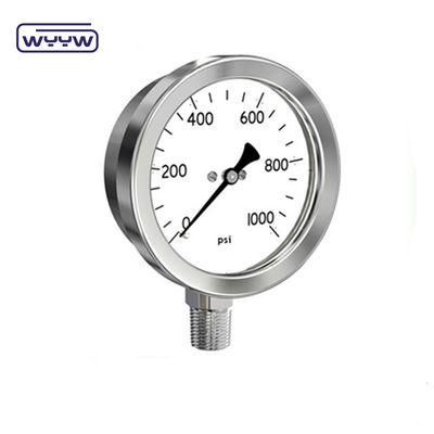 Medidor de presión de acero inoxidable de alta precisión 6&quot; Medidor de presión calibrado