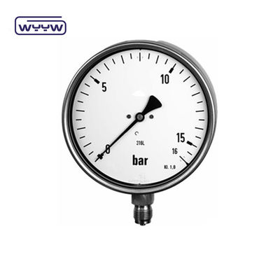 Medidor de presión de acero inoxidable de alta precisión 6&quot; Medidor de presión calibrado