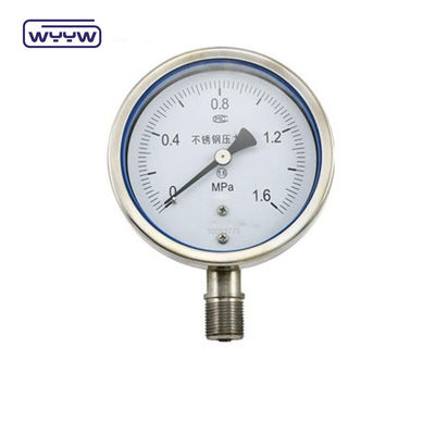 4" No utilizar aceite 100 mm manómetro de aire medidor de presión material de acero inoxidable