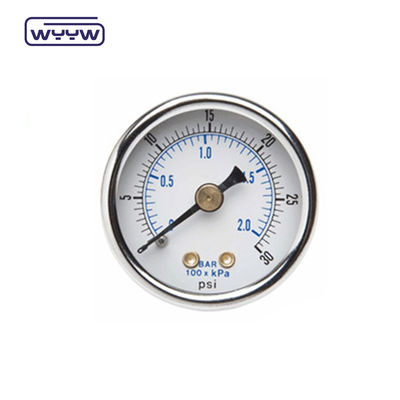 Medidor de presión de acero inoxidable seco 60 mm Manómetro medidor de presión