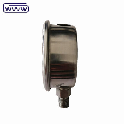 Medición de la presión de 60 mm de diámetro con líquido lleno de 250 bares Manómetro EN 837-1