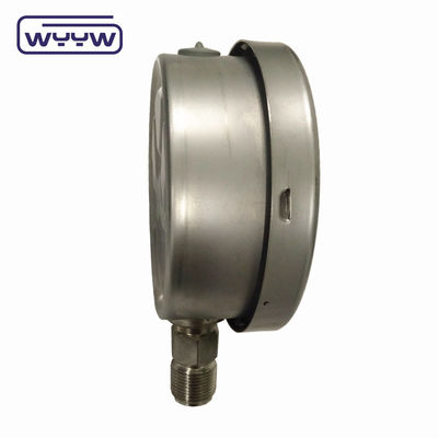 Bajoneta Kgf/Cm2 Psi 4&quot; Medidor de presión lleno de líquido Conexión inferior