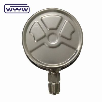 100mm 4 pulgadas kgf/cm2 psi doble escala de acero inoxidable manómetro de presión de aceite fabricante en China
