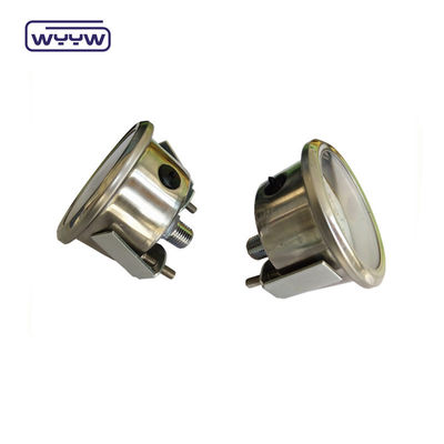 Manómetro axial de alta calidad MPa/bar/kg Conexión trasera 60mm medidor de presión de acero inoxidable 304ss completo