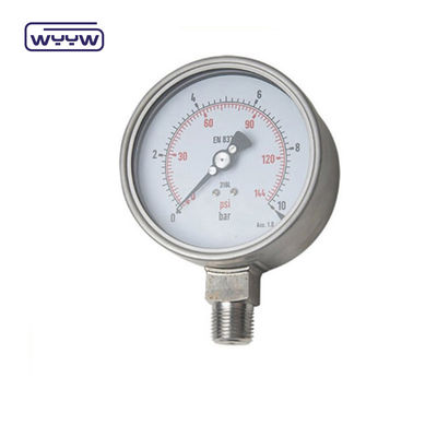 Silicona 4 pulgadas de anillo de bisel medidor de presión 100 mm montura de fondo de dial