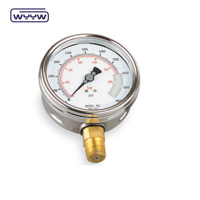 Silicona 4 pulgadas de anillo de bisel medidor de presión 100 mm montura de fondo de dial
