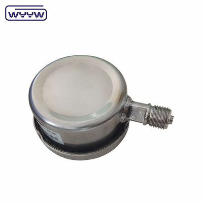 Material de acero inoxidable de silicona de 60 mm con medidor de presión de líquido hidráulico
