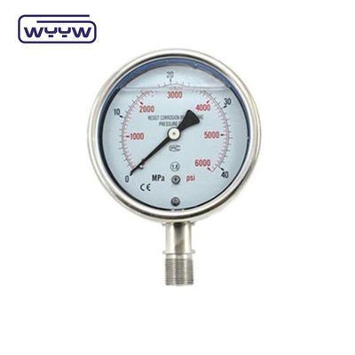 2.5&quot; precio del manómetro industrial lleno de aceite