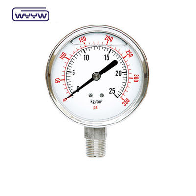 2.5&quot; precio del manómetro industrial lleno de aceite