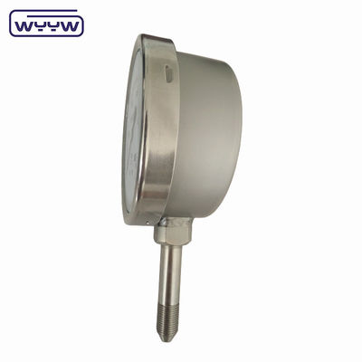 Manómetro de alta presión de acero inoxidable con conexión UNF9/16