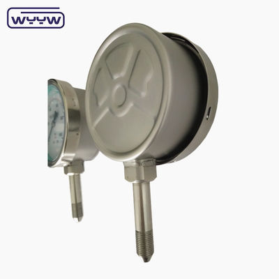 Manómetro de alta presión de acero inoxidable con conexión UNF9/16