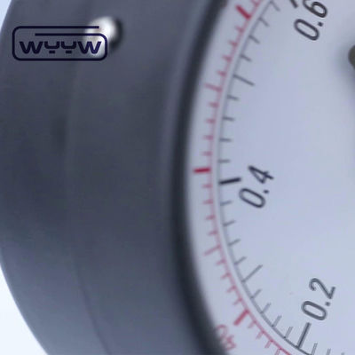 Medidor de presión de economía tubo de Bourdon 16 bar psi manómetro de gas y agua