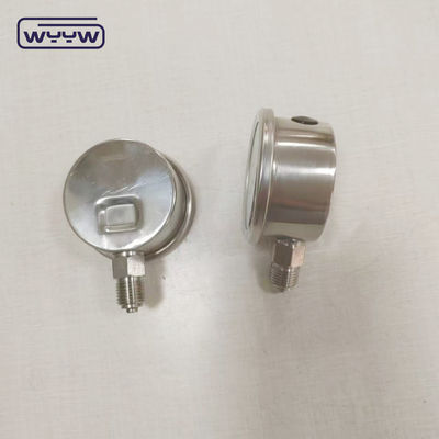 Medidor de presión lleno de líquido de 50 mm de fondo 1/4&quot;Npt OEM