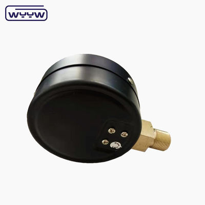 Medidor de presión de la cápsula 100 Mbar Manómetro de bajas 100 mm G1/2&quot;