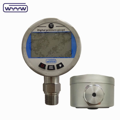 Límites de presión de vacío Medidor de presión digital con 80 mm de diámetro Temperatura de trabajo 20-140 ° F
