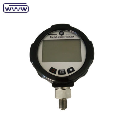 Temperatura de trabajo 20-140 ° F -6,67 a 60 ° C Medidor de presión digital de 80 mm con material de elemento 304SS